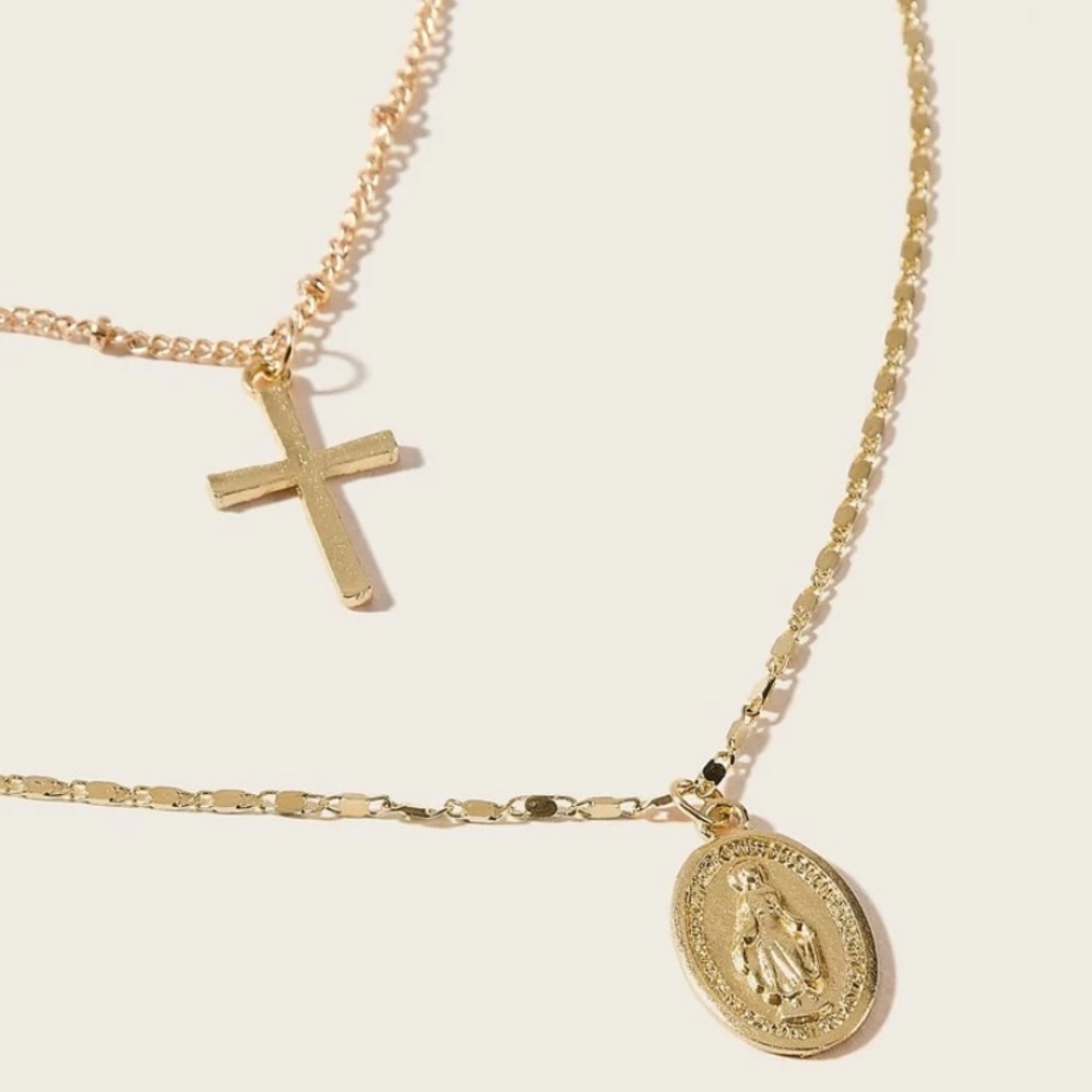 Faith Layered Necklace